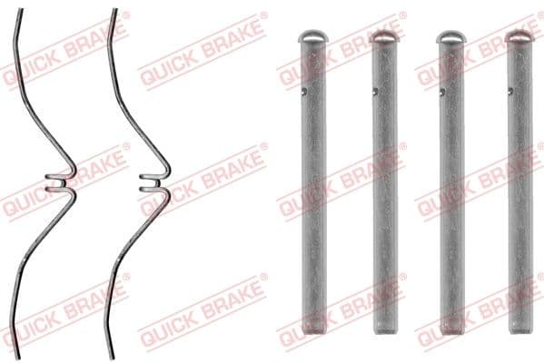 Set accesorii, placute frana QUICK BRAKE 109-1061