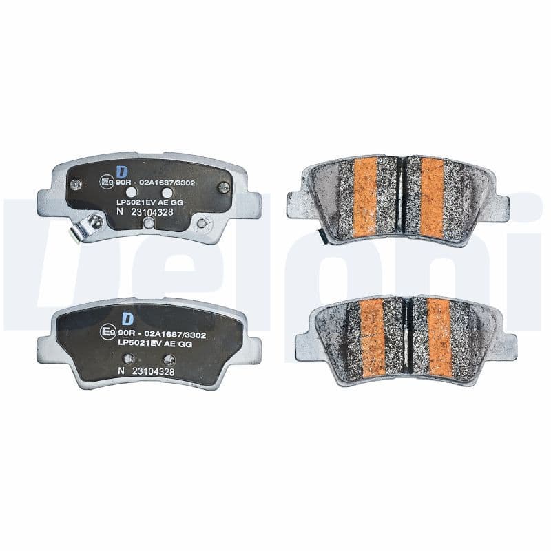 set placute frana,frana disc DELPHI LP5021EV