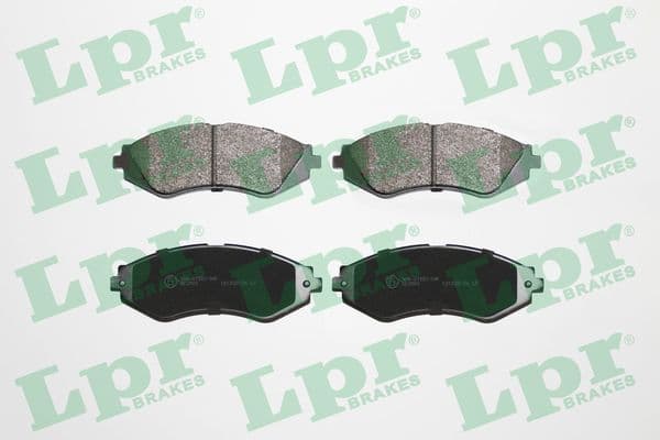 set placute frana,frana disc LPR 05P710