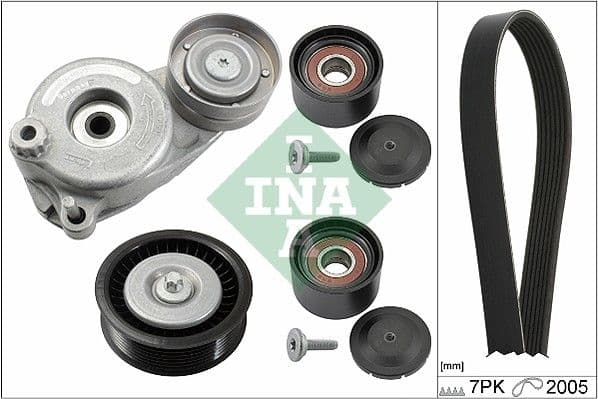 Set curea transmisie cu caneluri Schaeffler INA 529 0168 10