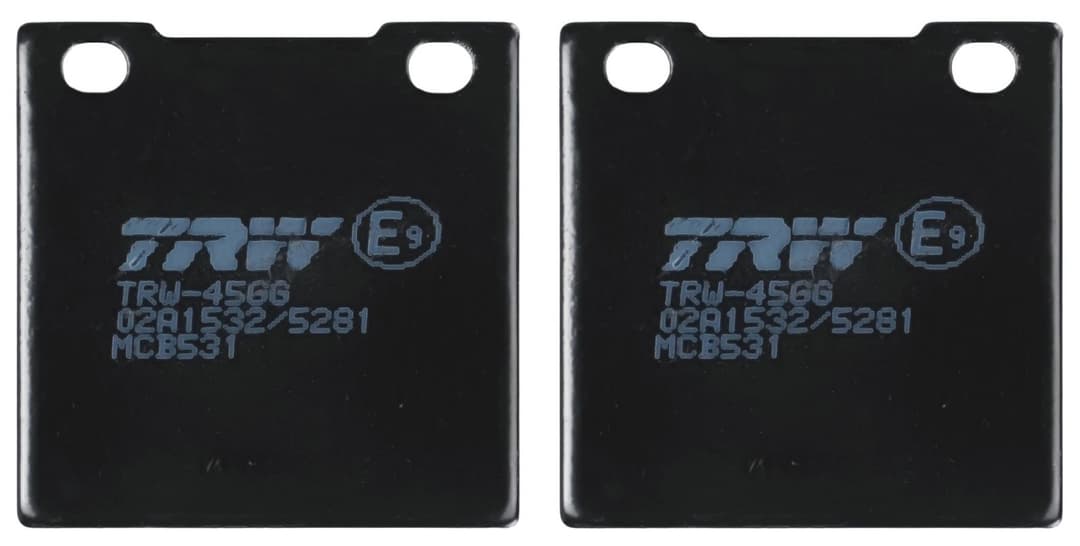 set placute frana,frana disc TRW MCB531