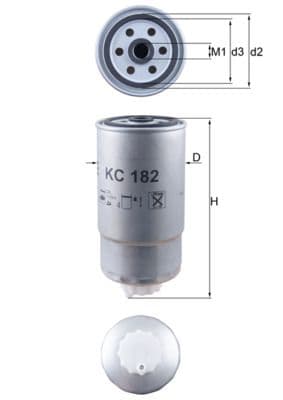 filtru combustibil KNECHT KC 182