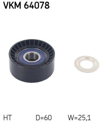 Intinzator curea, curea distributie SKF VKM 64078