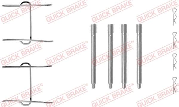 Set accesorii, placute frana QUICK BRAKE 109-1149
