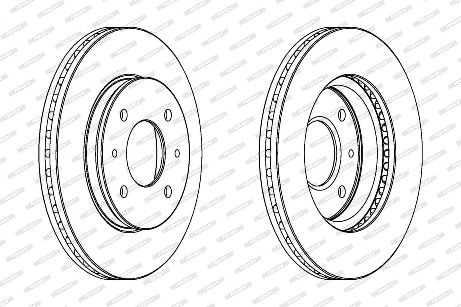 Disc frana FERODO DDF391