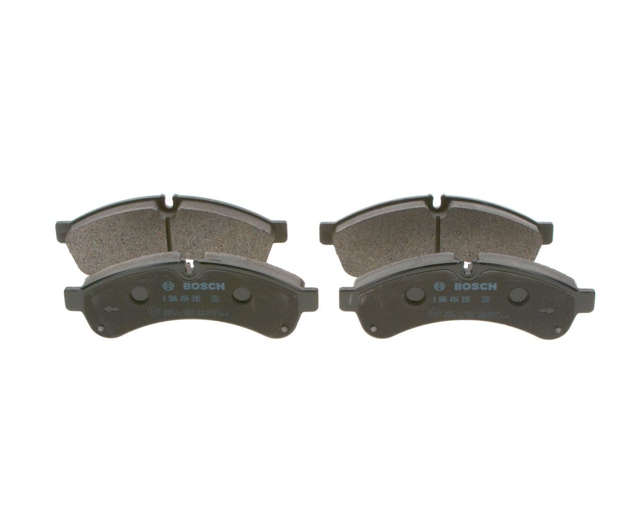 set placute frana,frana disc BOSCH 0 986 494 335