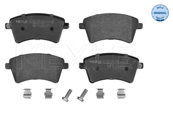 set placute frana,frana disc MEYLE -ORIGINAL: True to OE. 025 246 9317