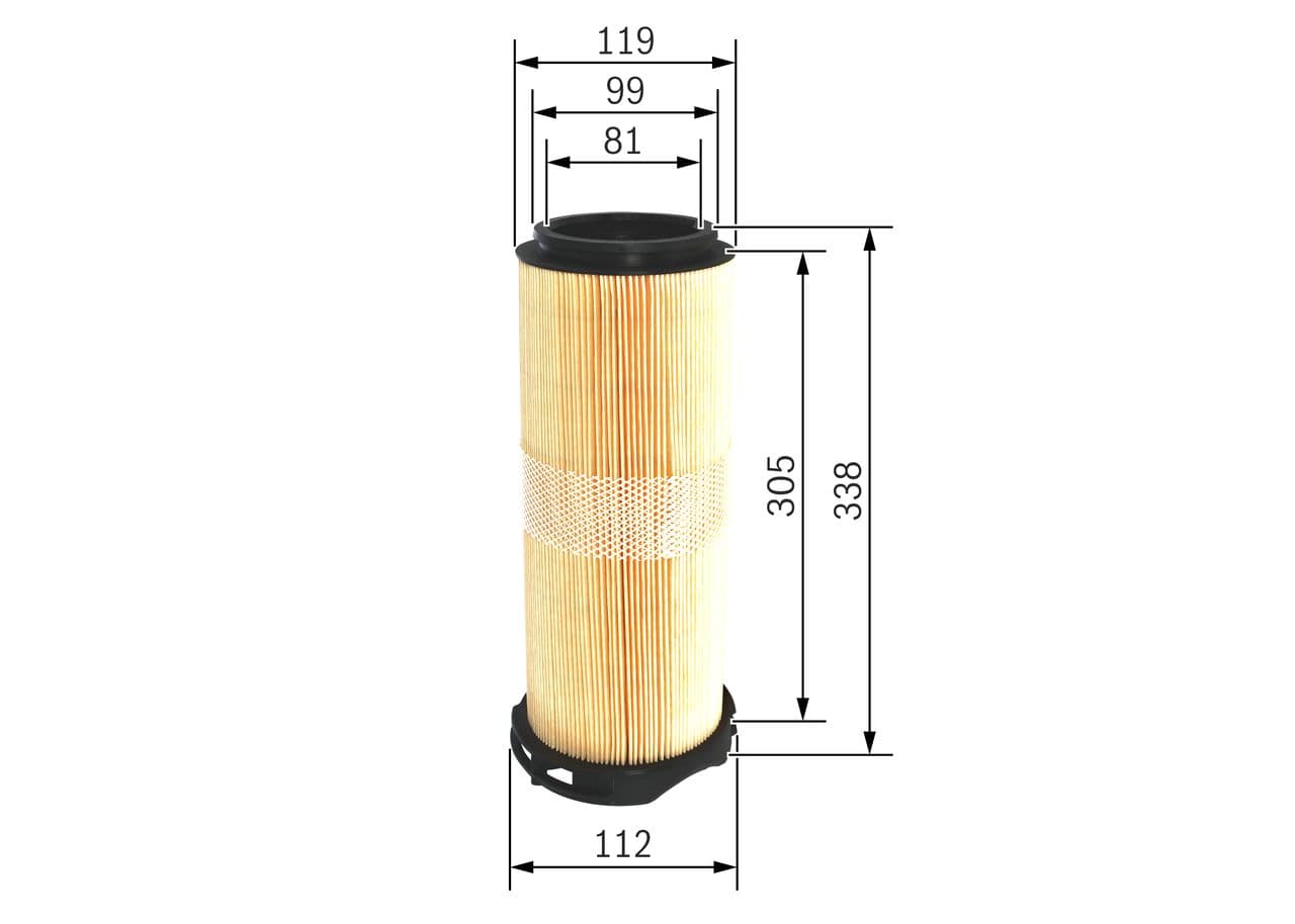 Filtru aer BOSCH F 026 400 214