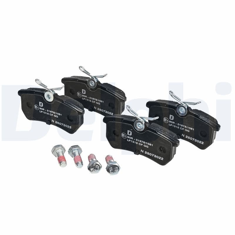 set placute frana,frana disc DELPHI LP1316
