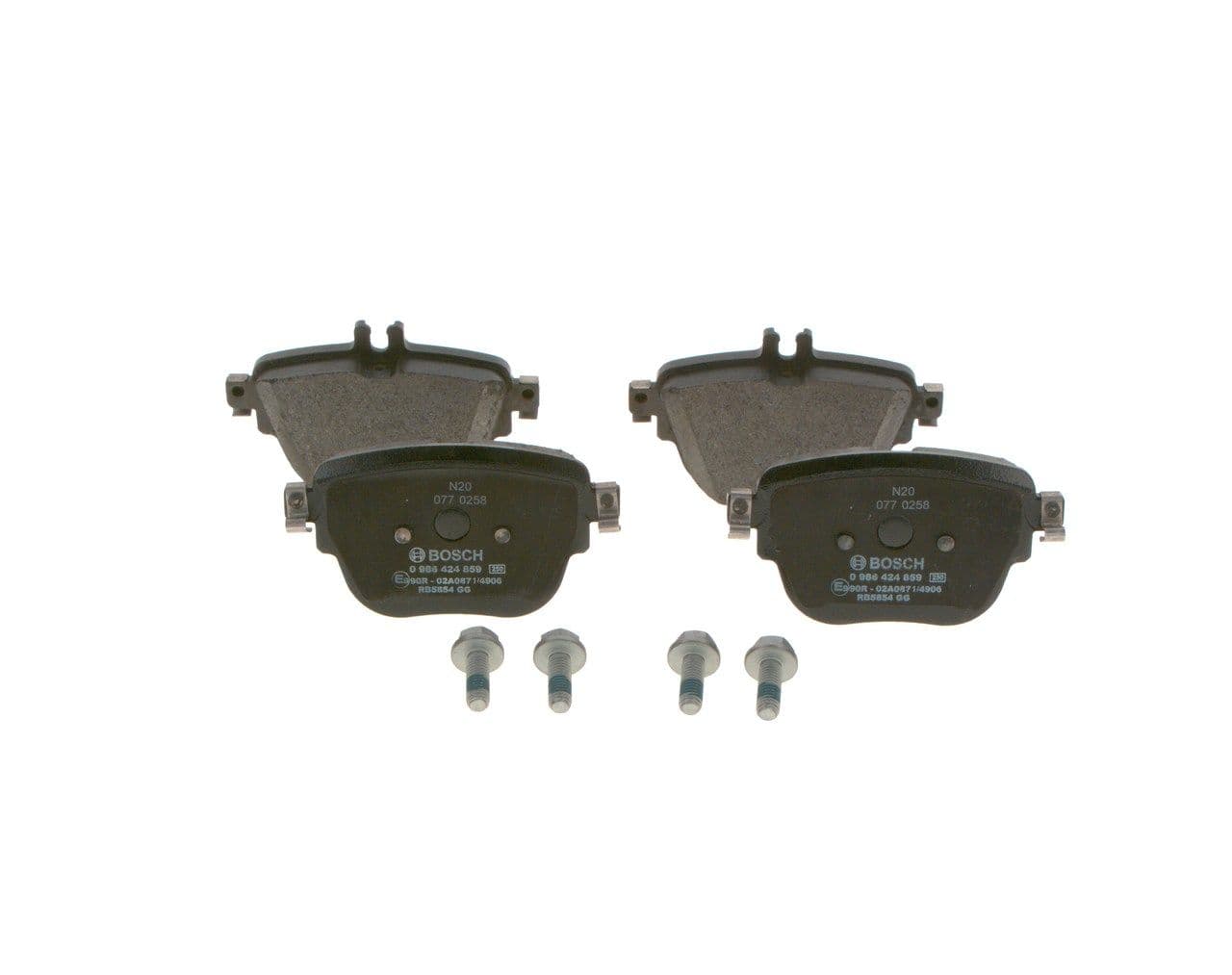set placute frana,frana disc BOSCH 0 986 424 859