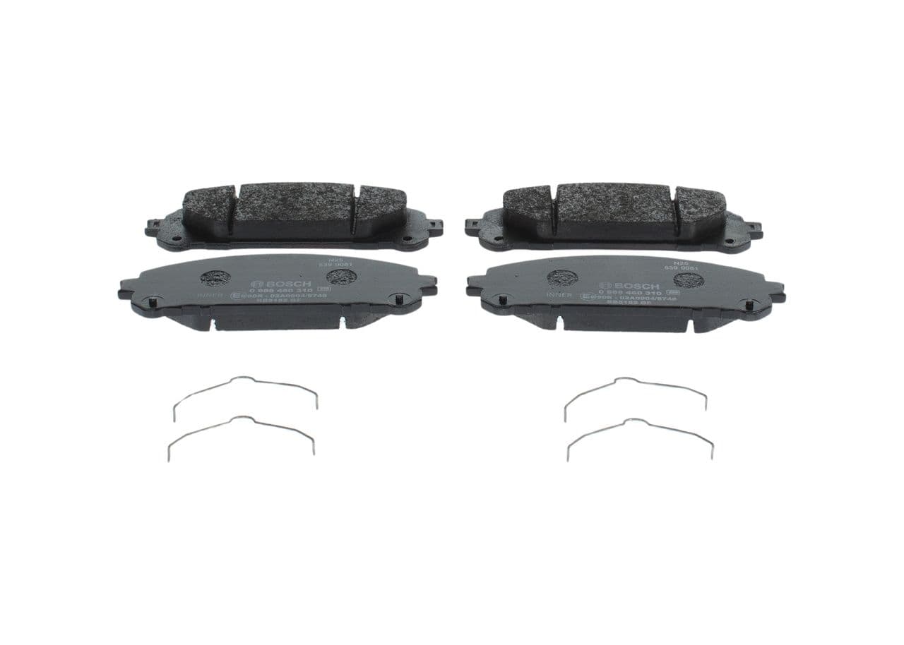 set placute frana,frana disc BOSCH 0 986 460 310