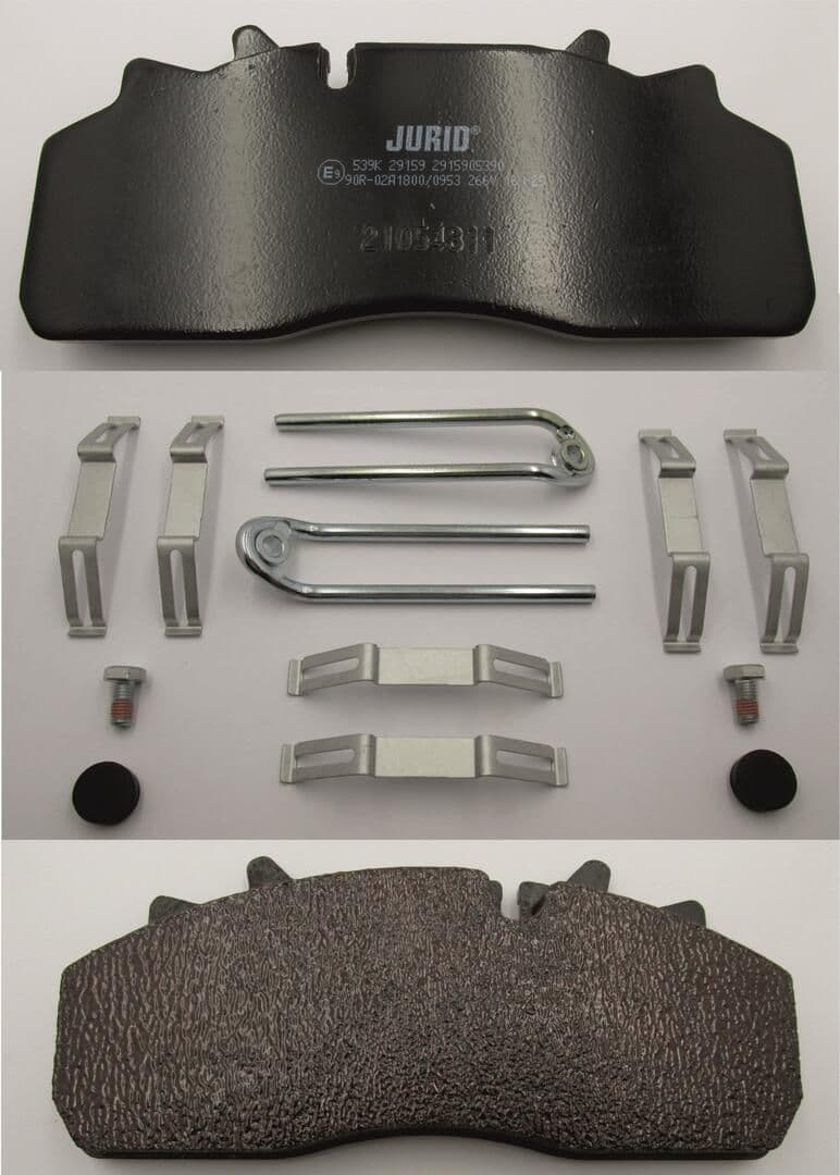 set placute frana,frana disc JURID 2915905390