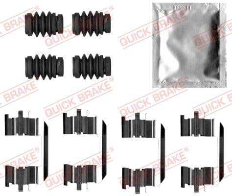 Set accesorii, placute frana QUICK BRAKE 109-0035