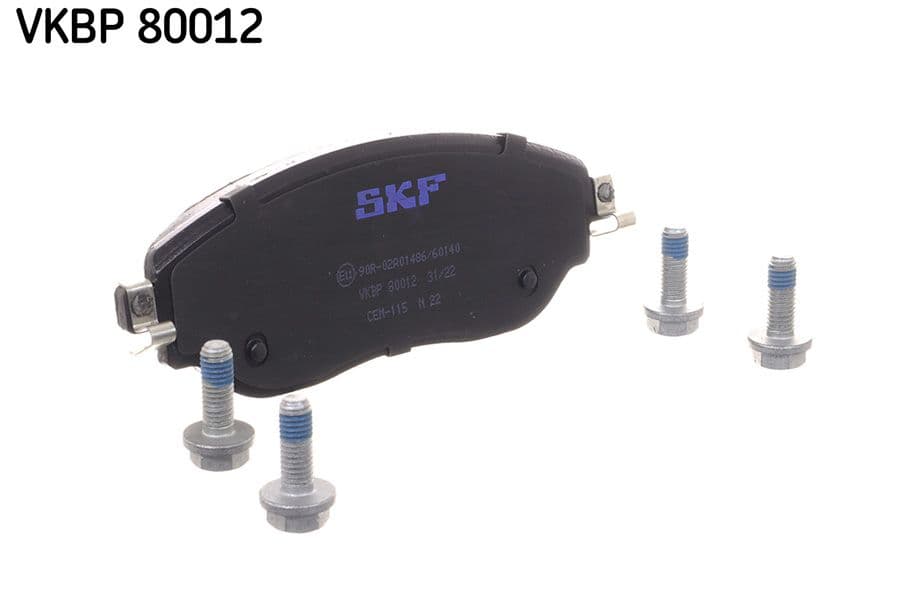 set placute frana,frana disc SKF VKBP 80012