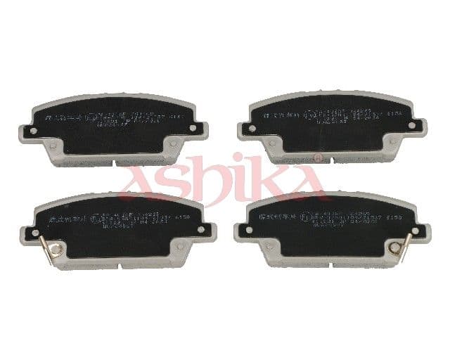 set placute frana,frana disc ASHIKA 50-04-403