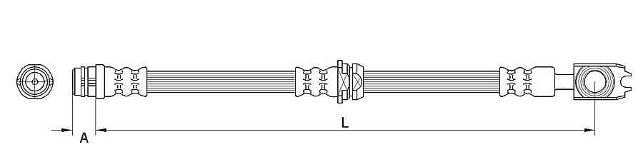 Furtun frana METZGER 4116205