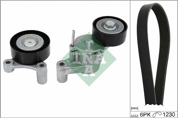 Set curea transmisie cu caneluri Schaeffler INA 529 0548 10