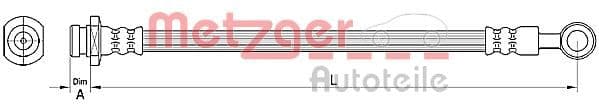 Furtun frana METZGER 4110491