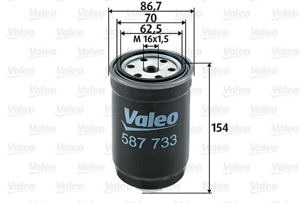 filtru combustibil VALEO 587733