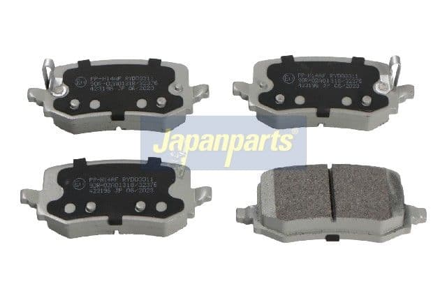 set placute frana,frana disc JAPANPARTS PP-H14AF