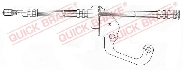 Furtun frana QUICK BRAKE 59.921