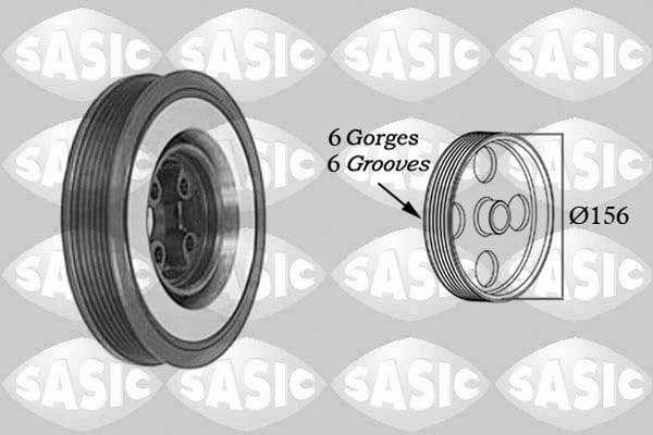 Fulie curea, arbore cotit SASIC 9001802