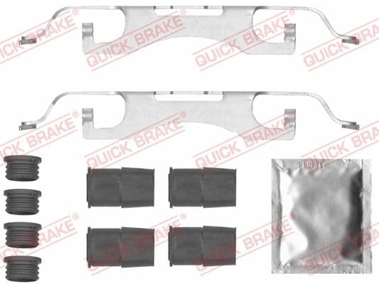 Set accesorii, placute frana QUICK BRAKE 109-0049