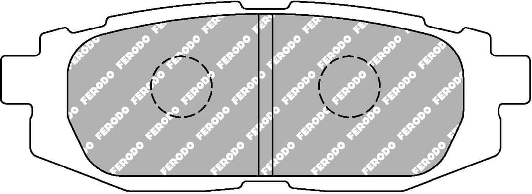 set placute frana,frana disc FERODO FCP4187W
