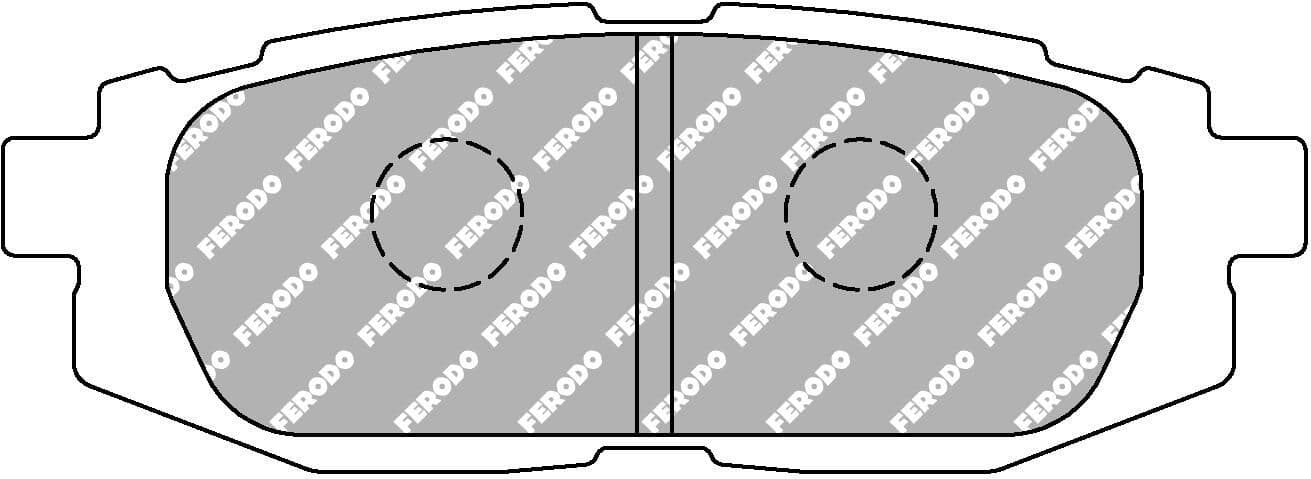 set placute frana,frana disc FERODO FCP4187W