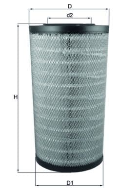 Filtru aer MAHLE LX 3753