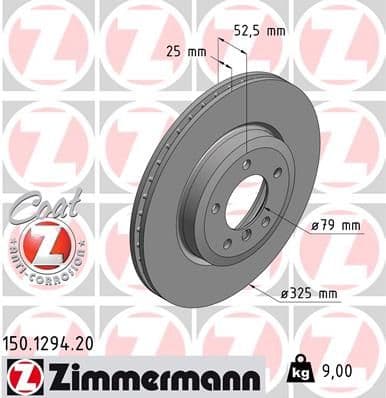 Disc frana ZIMMERMANN COAT Z 150.1294.20
