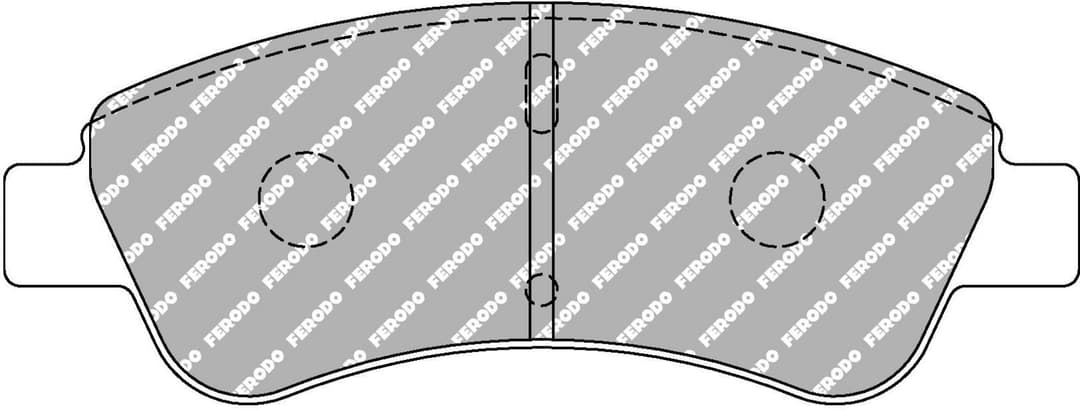set placute frana,frana disc FERODO FCP1399R