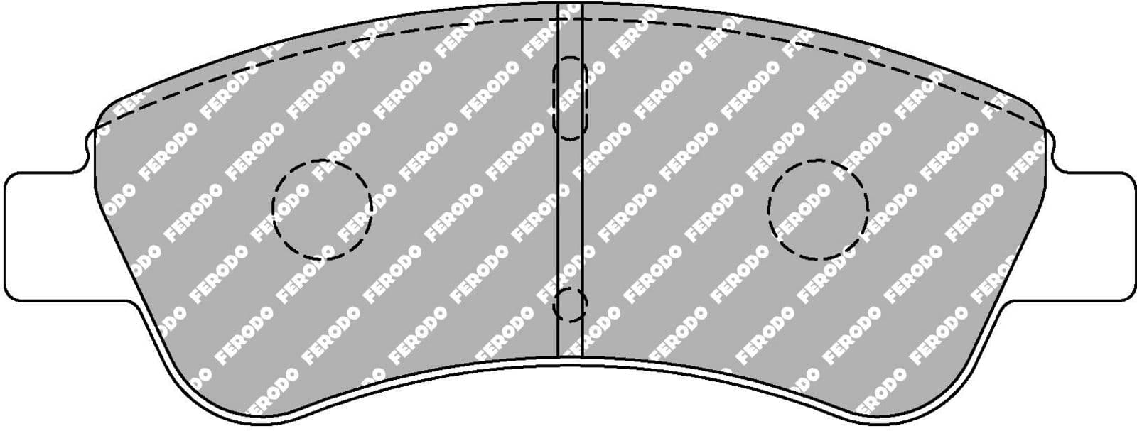 set placute frana,frana disc FERODO FCP1399R