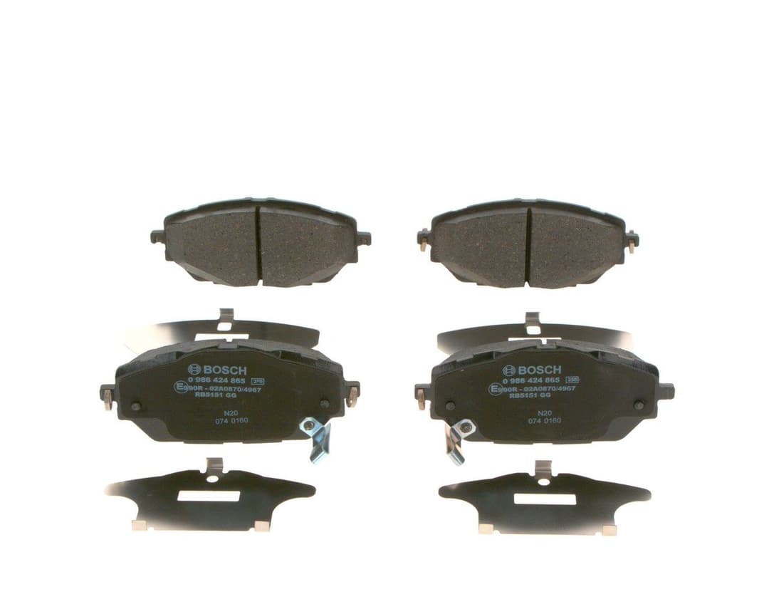 set placute frana,frana disc BOSCH 0 986 424 865