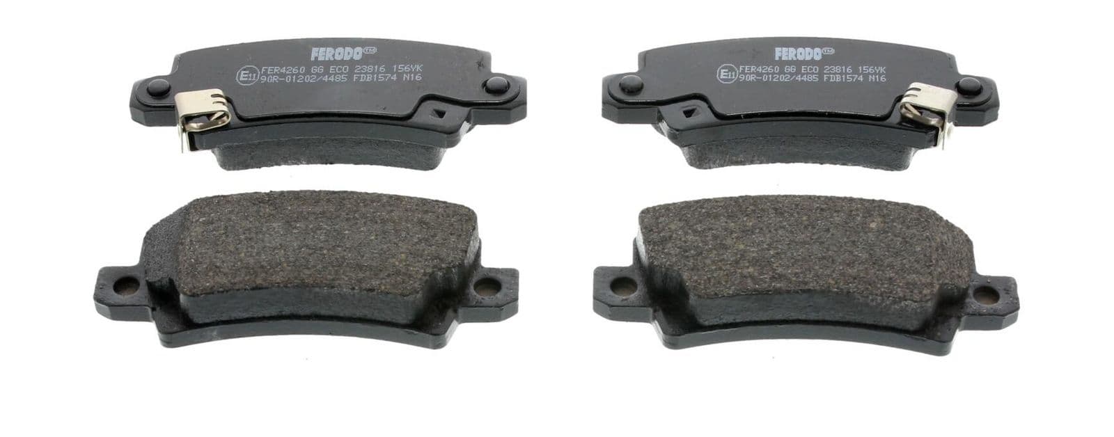 set placute frana,frana disc FERODO PREMIER ECO FRICTION FDB1574