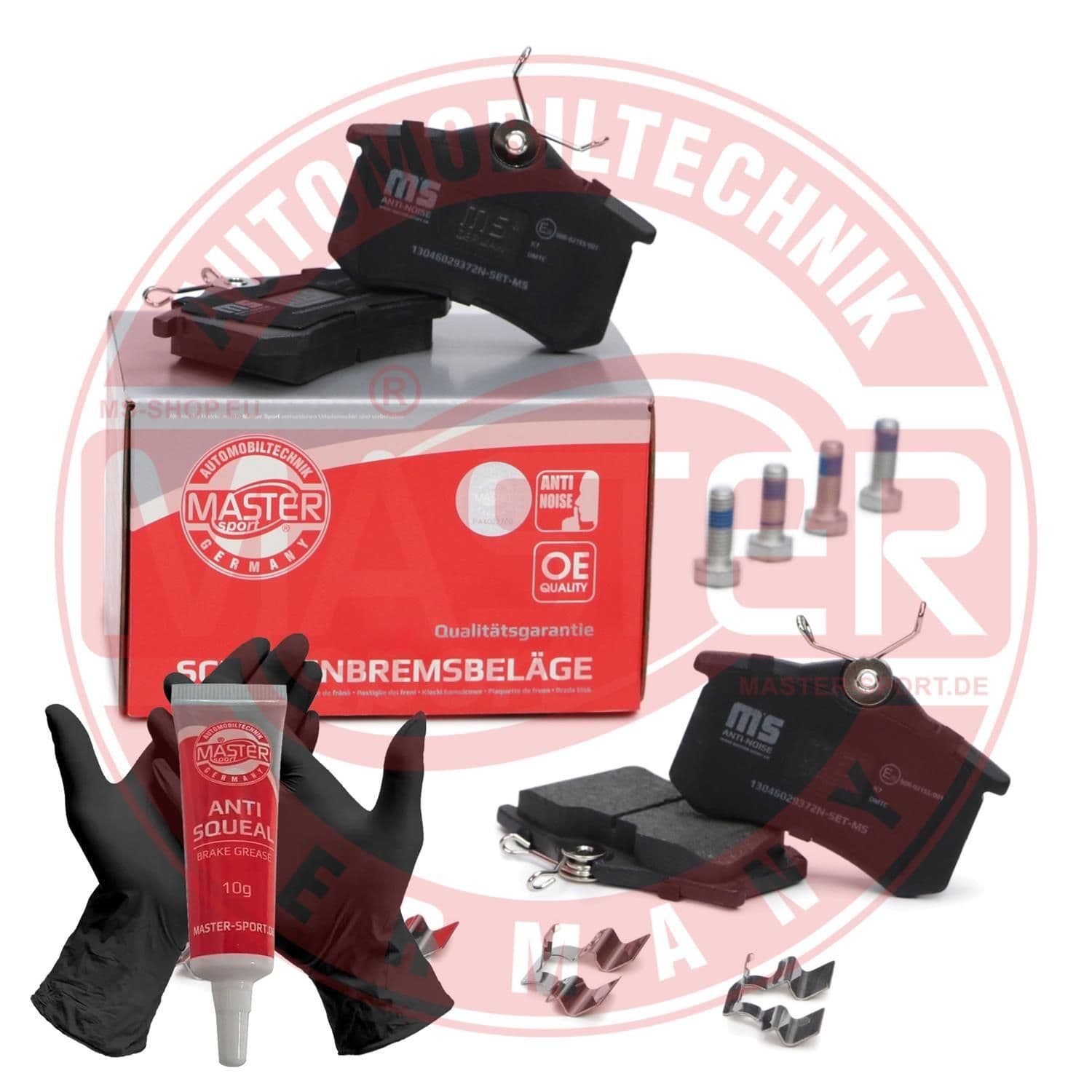 set placute frana,frana disc MASTER SPORT 13046029372N-SET-MS