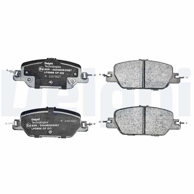 set placute frana,frana disc DELPHI LP3566