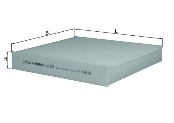 Filtru, aer habitaclu MAHLE LA 293