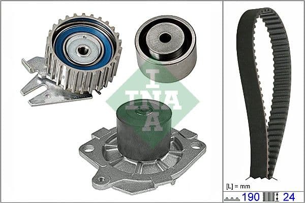 Set pompa apa + curea dintata Schaeffler INA 530 0620 30