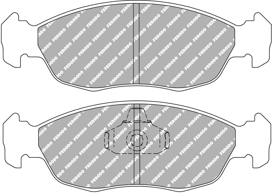 set placute frana,frana disc FERODO FCP876R