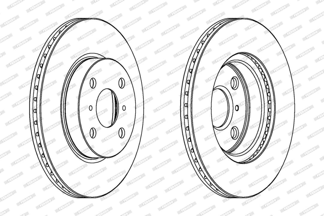Disc frana FERODO PREMIER Coat+ disc DDF1710C