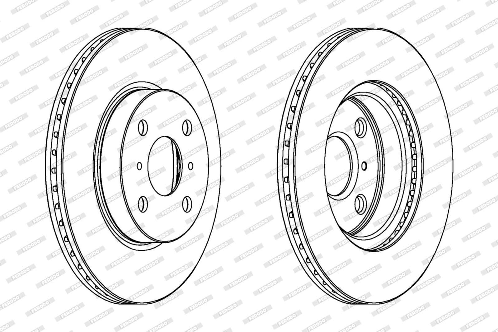 Disc frana FERODO PREMIER Coat+ disc DDF1710C