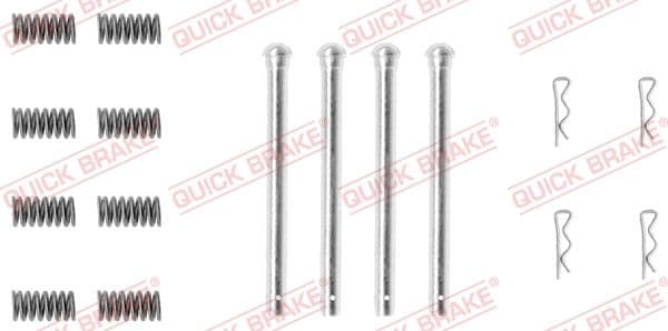 Set accesorii, placute frana QUICK BRAKE 109-0970