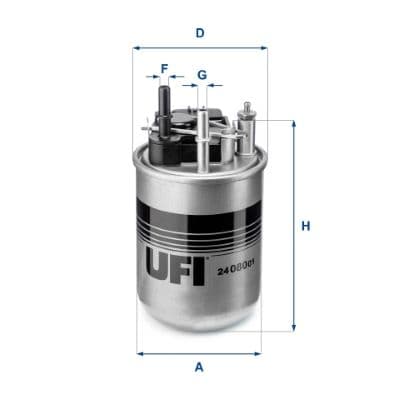 filtru combustibil UFI 24.080.01