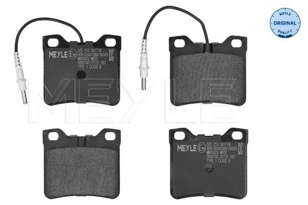 set placute frana,frana disc MEYLE -ORIGINAL: True to OE. 025 219 0417/W