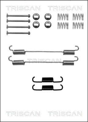 Set accesorii, sabot de frana TRISCAN 8105 152558