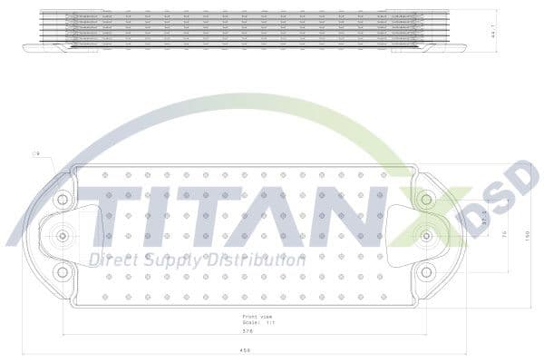 Radiator ulei, ulei motor TITANX OX129005