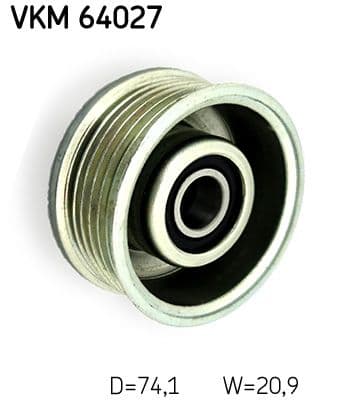Rola ghidare/conducere, curea transmisie SKF VKM 64027