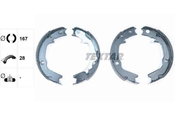 Set saboti frana, frana de mana TEXTAR 91068500