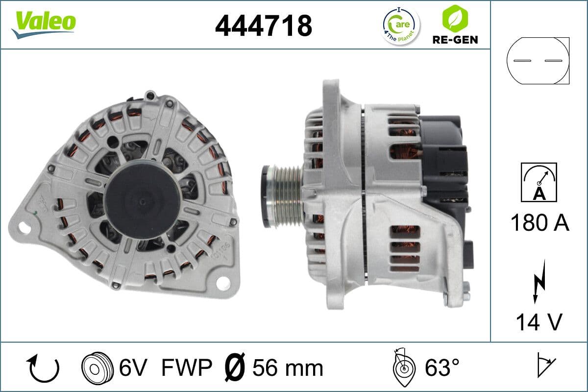 Generator / Alternator VALEO 444718